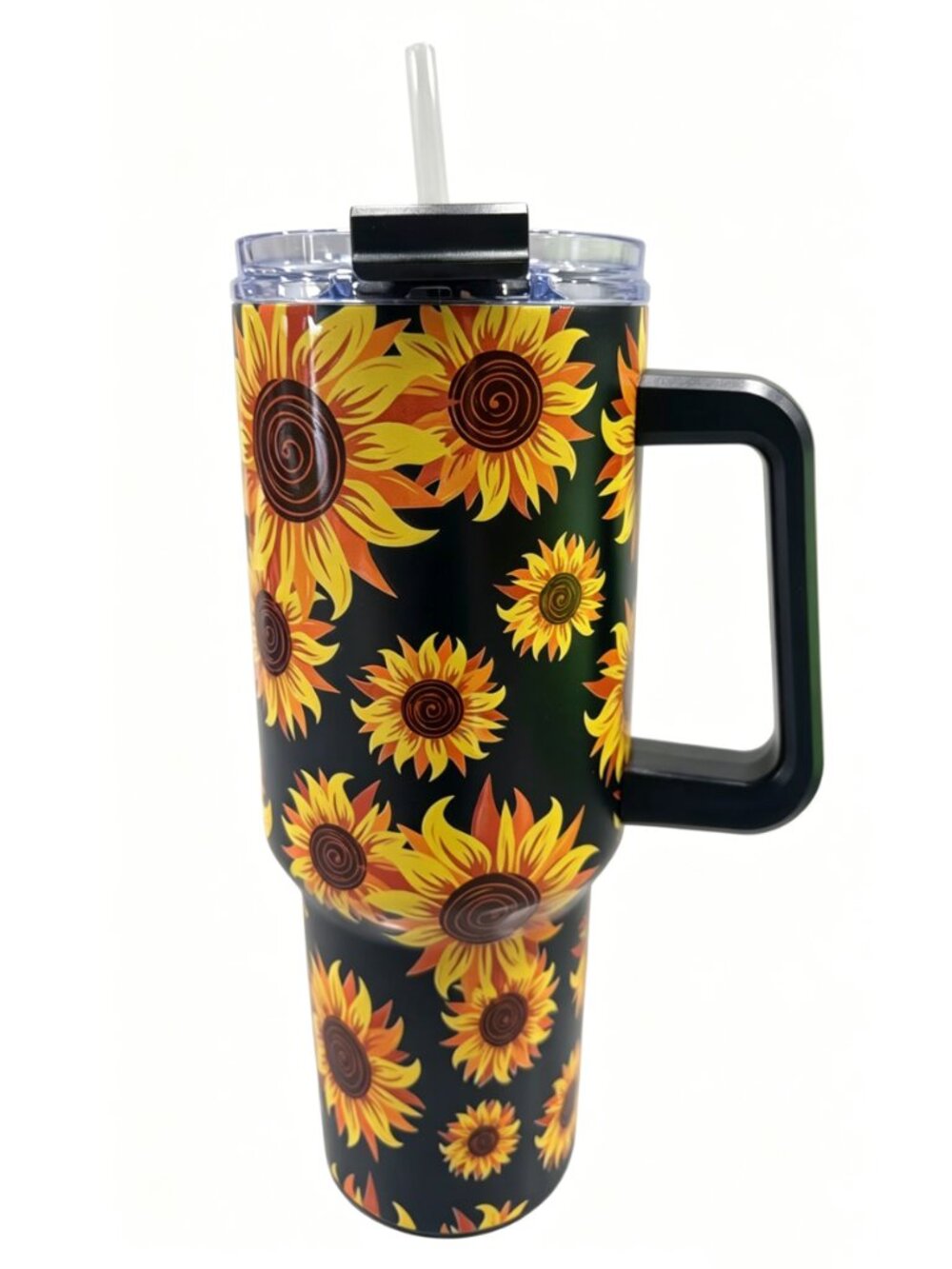 Black 40oz Portable Stainless Steel Coffee Cup - Picture 3 of 5